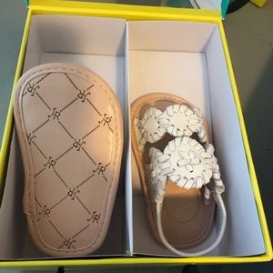 Jack Rogers white “Lauren” sandals Sz1